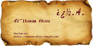 Ölbaum Atos névjegykártya